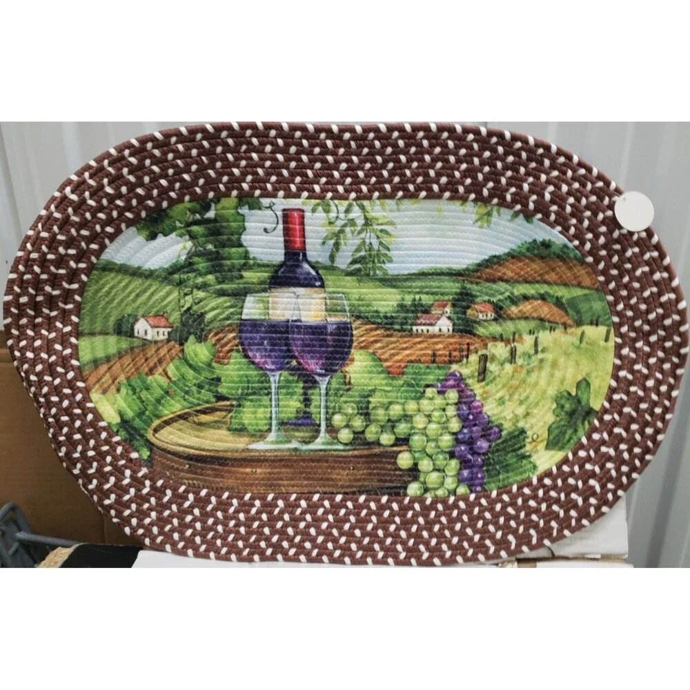Oval Braided Kitchen Rug (20